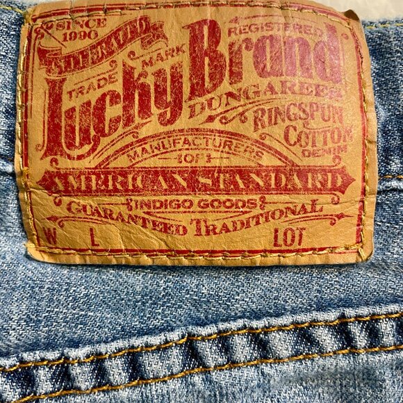 LUCKY BRAND Jeans Mens 33 Straight Leg - Picture 8 of 9